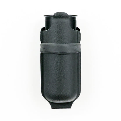 Constrictor Kydex carrier holding a 40 mm round – front view