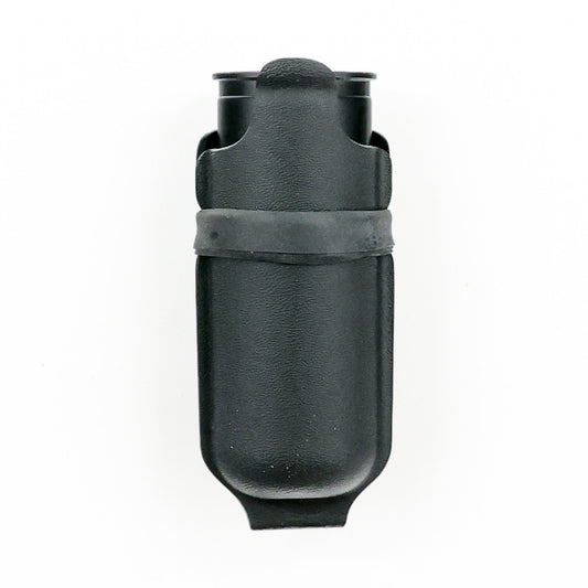 Constrictor Kydex carrier holding a 40 mm round – front view