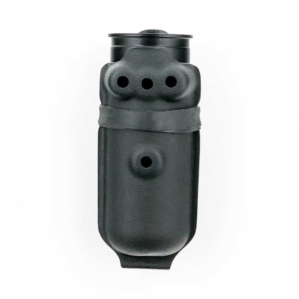Rear view of the Constrictor 40 mm round carrier showing the universal mounting pattern