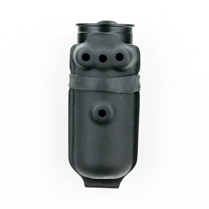 Rear view of the Constrictor 40 mm round carrier showing the universal mounting pattern