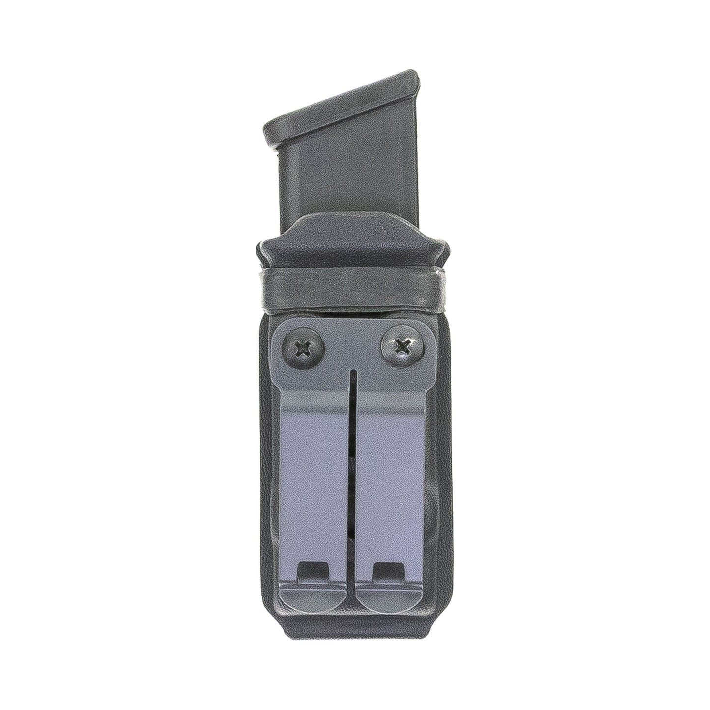 Constrictor 9 mm/.40 S&W pistol magazine carrier with DCC Monoblock metal belt clip
