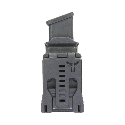Constrictor 9 mm/.40 S&W pistol magazine carrier with Blade-Tech Tek-Lok