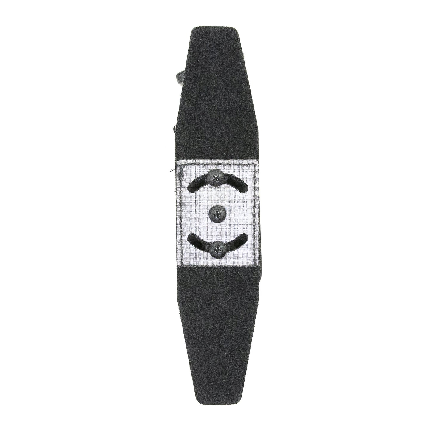 Squeeze adjustable hook-and-loop belt attachment for the Constrictor pistol magazine carrier – open position
