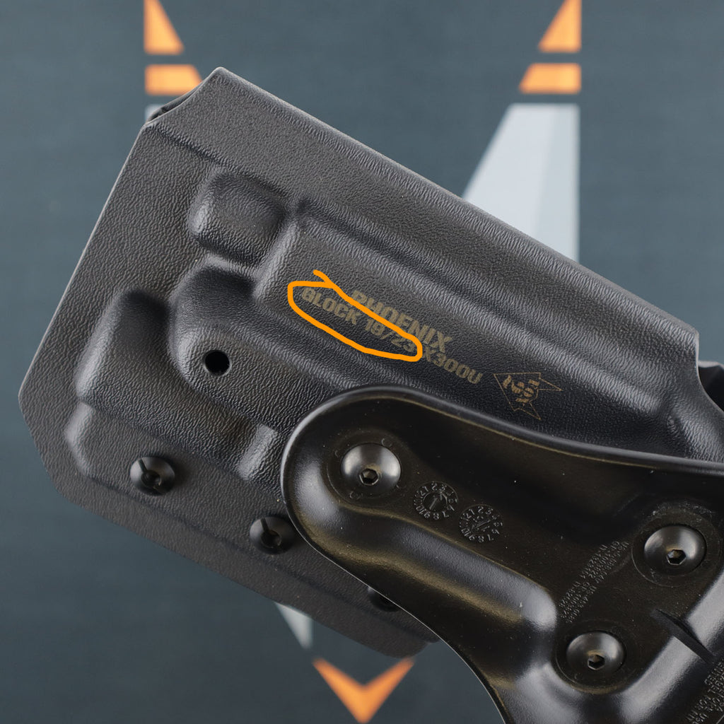 Phoenix OWB - Glock 17/22 - X300 - Black - SLS - RH