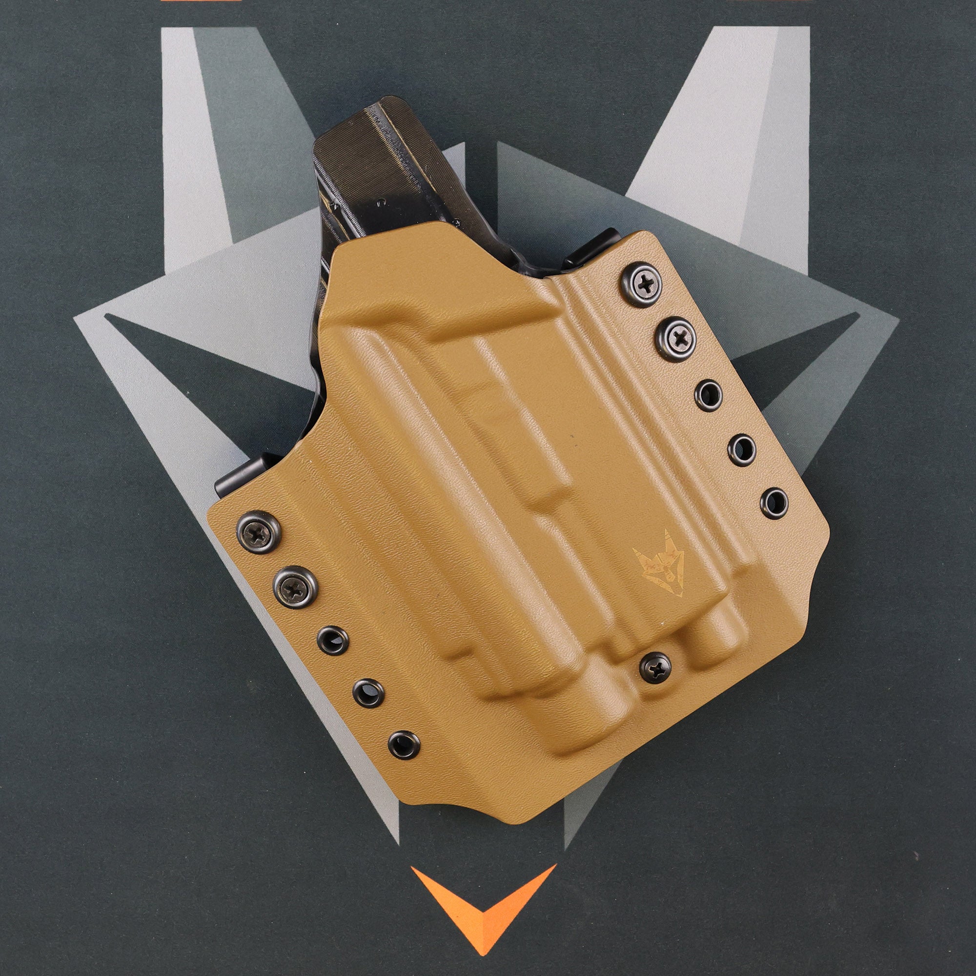 Basilisk OWB - Glock 17/22 w/Baldr Pro - Coyote - RH
