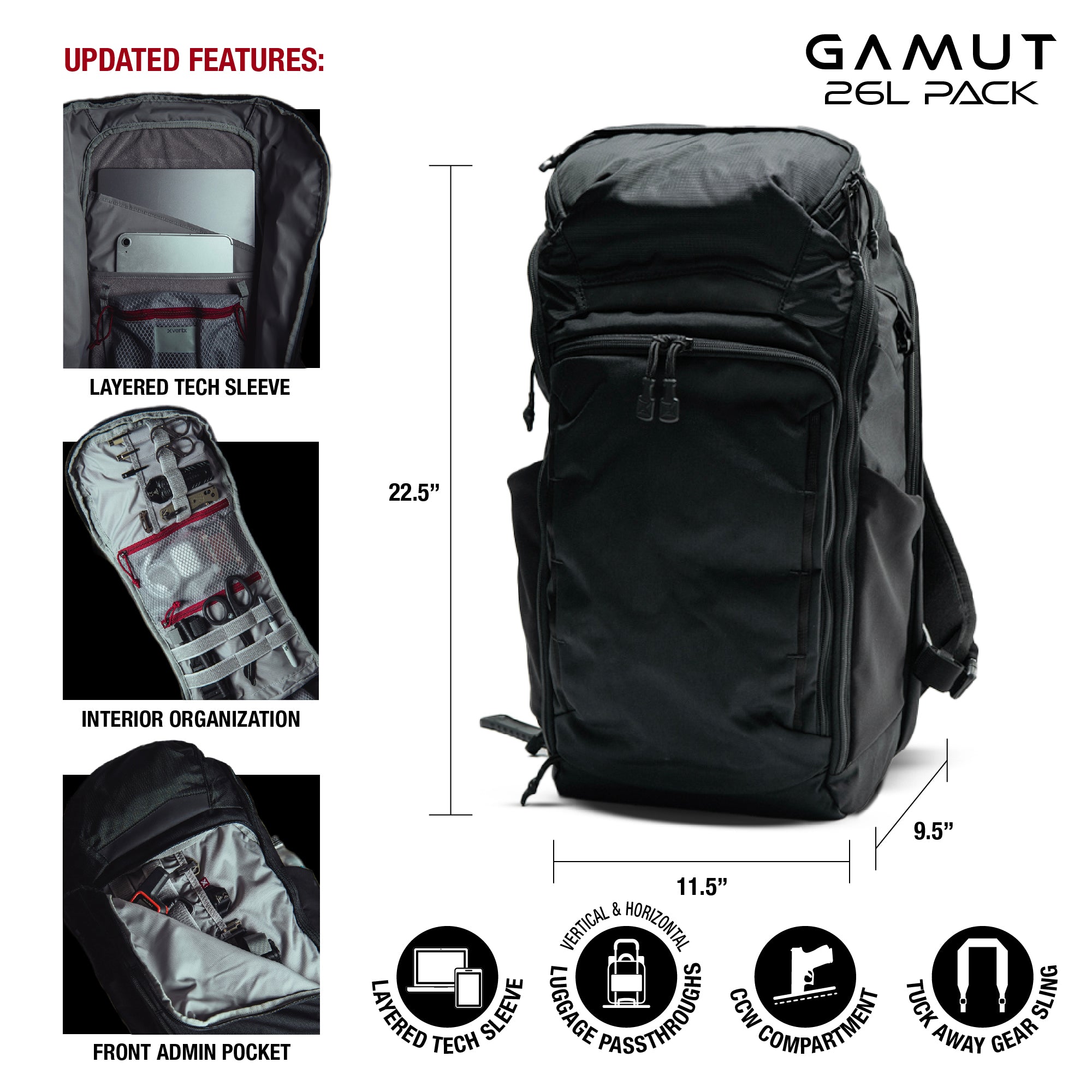 Gamut 26L Backpack