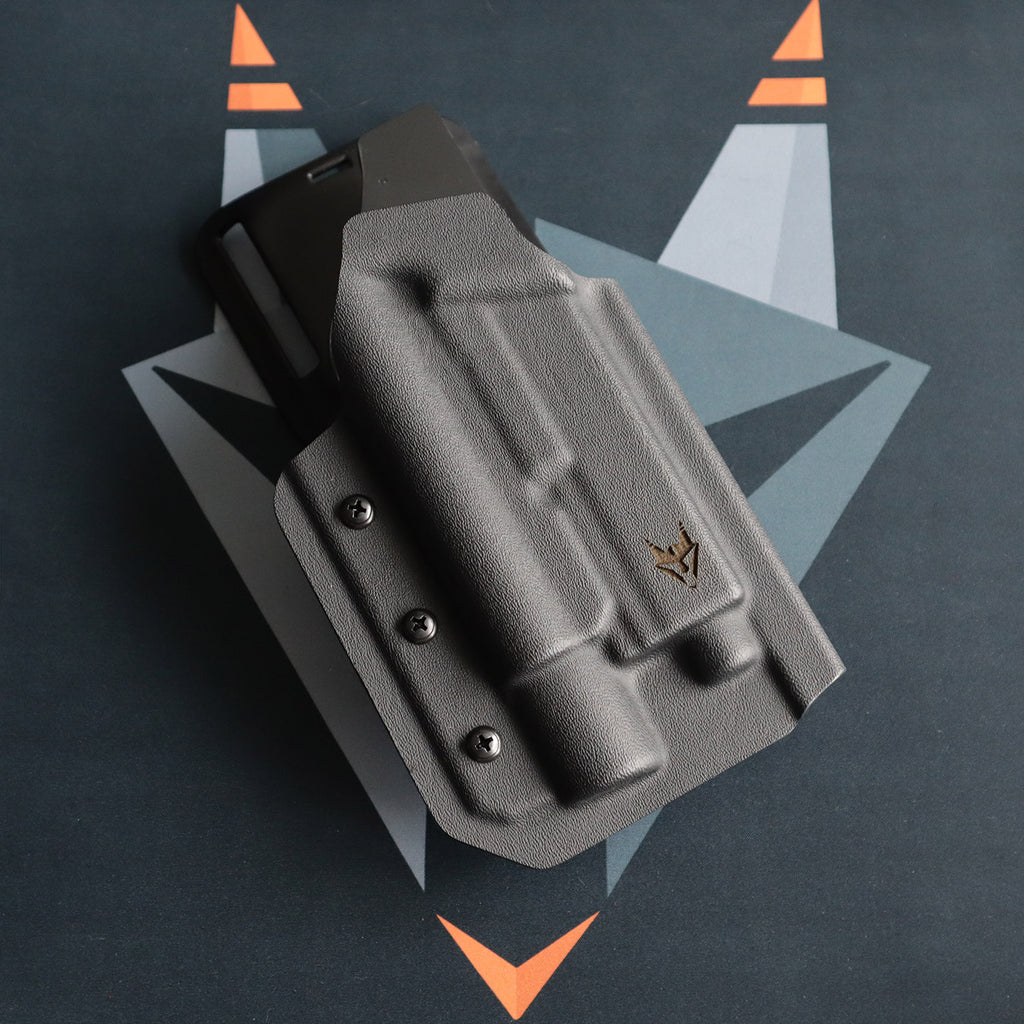 Phoenix OWB - Glock 17/22 w/Baldr Pro R - Black - RH