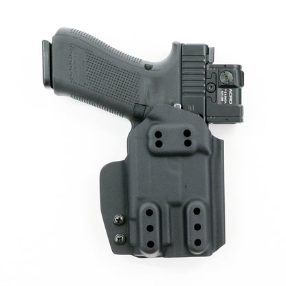 Wraith light-bearing IWB Kydex holster with optic-equipped pistol – front view