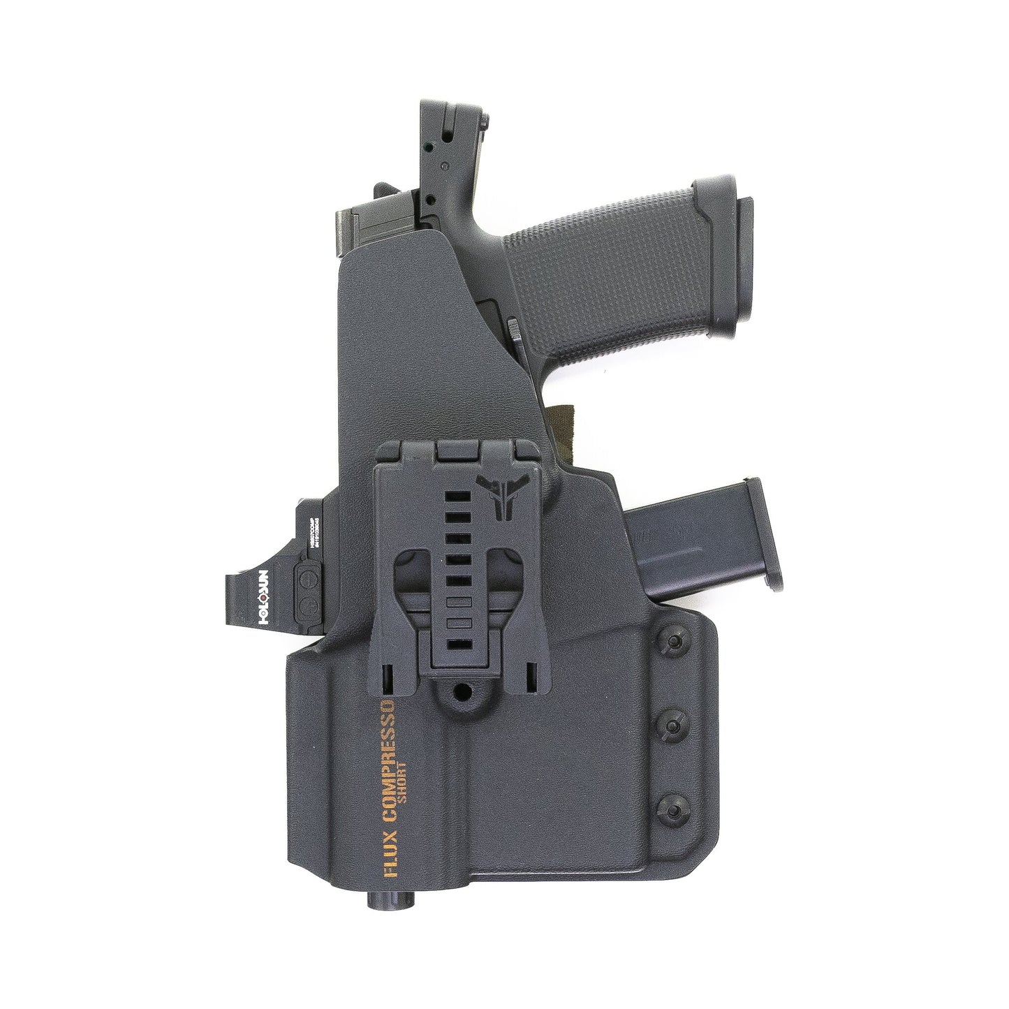 Compressor OWB holster for the Flux Raider 365 with Blade-Tech Tek-Lok