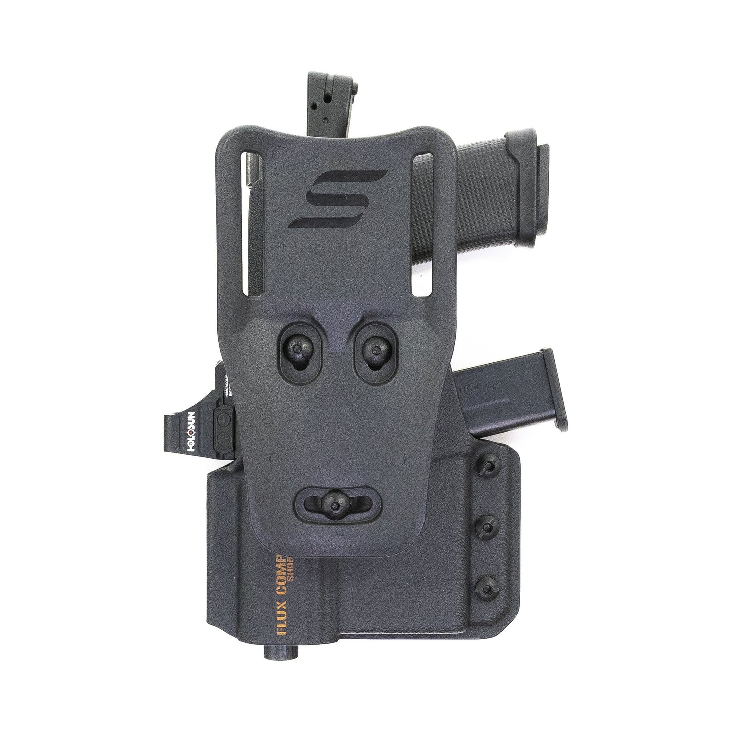 Compressor OWB holster for the Flux Raider 365 with Safariland Mid-Ride Cantable UBL