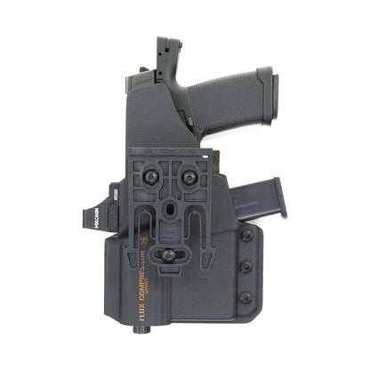 Compressor OWB holster for the Flux Raider 365 with Safariland QLS Fork