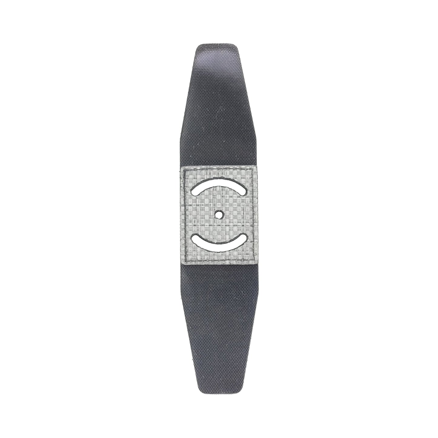 Reverse view of the Squeeze belt attachment showing the Tegris panel and dual-wrap straps