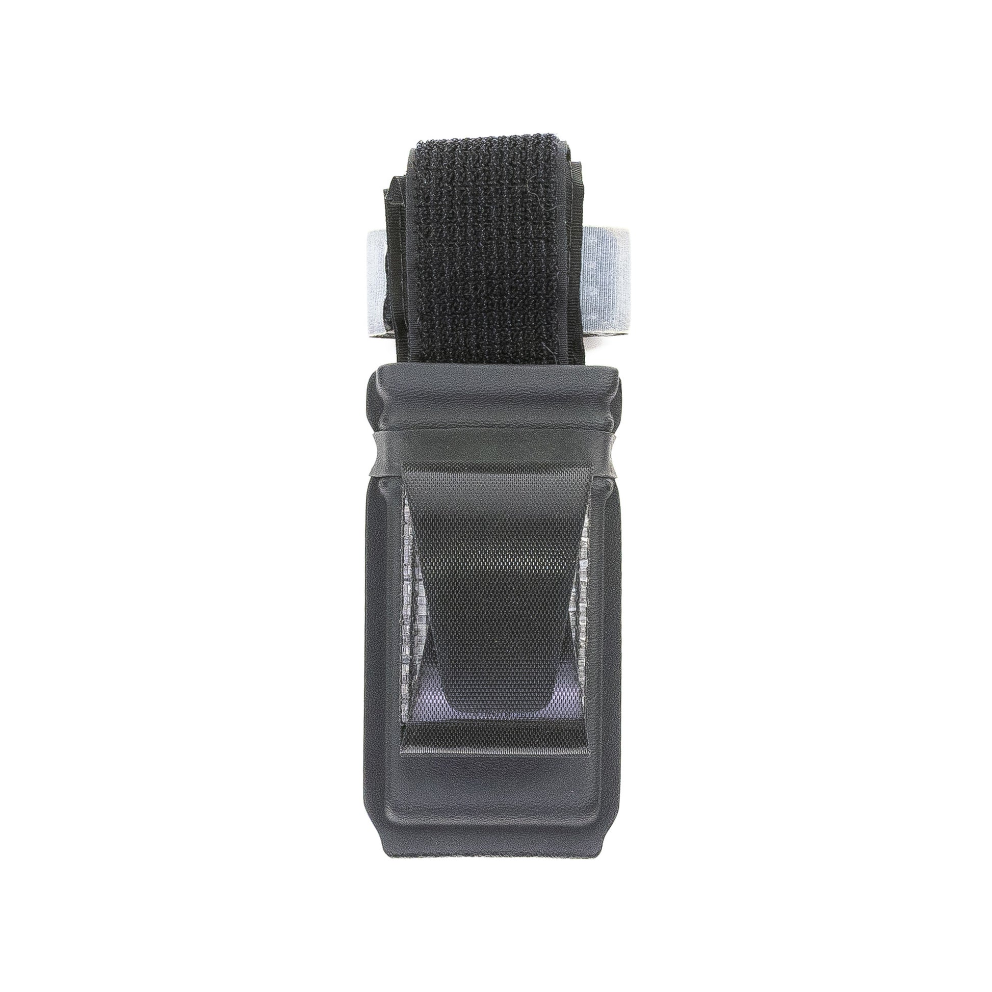 Talos Tourniquet Carrier with Squeeze adjustable hook-and-loop belt mounting system – closed position