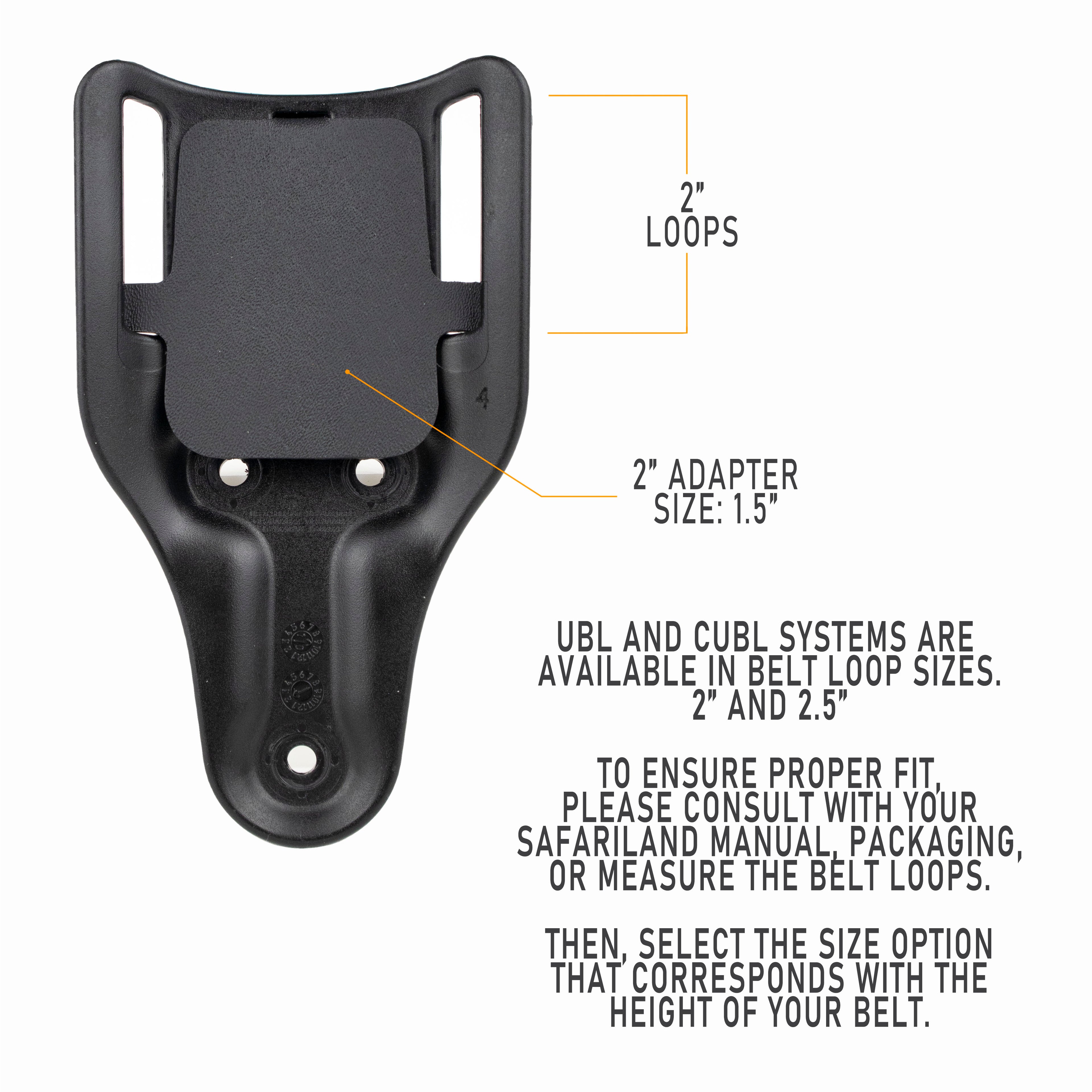 2" UBL Belt Adapter