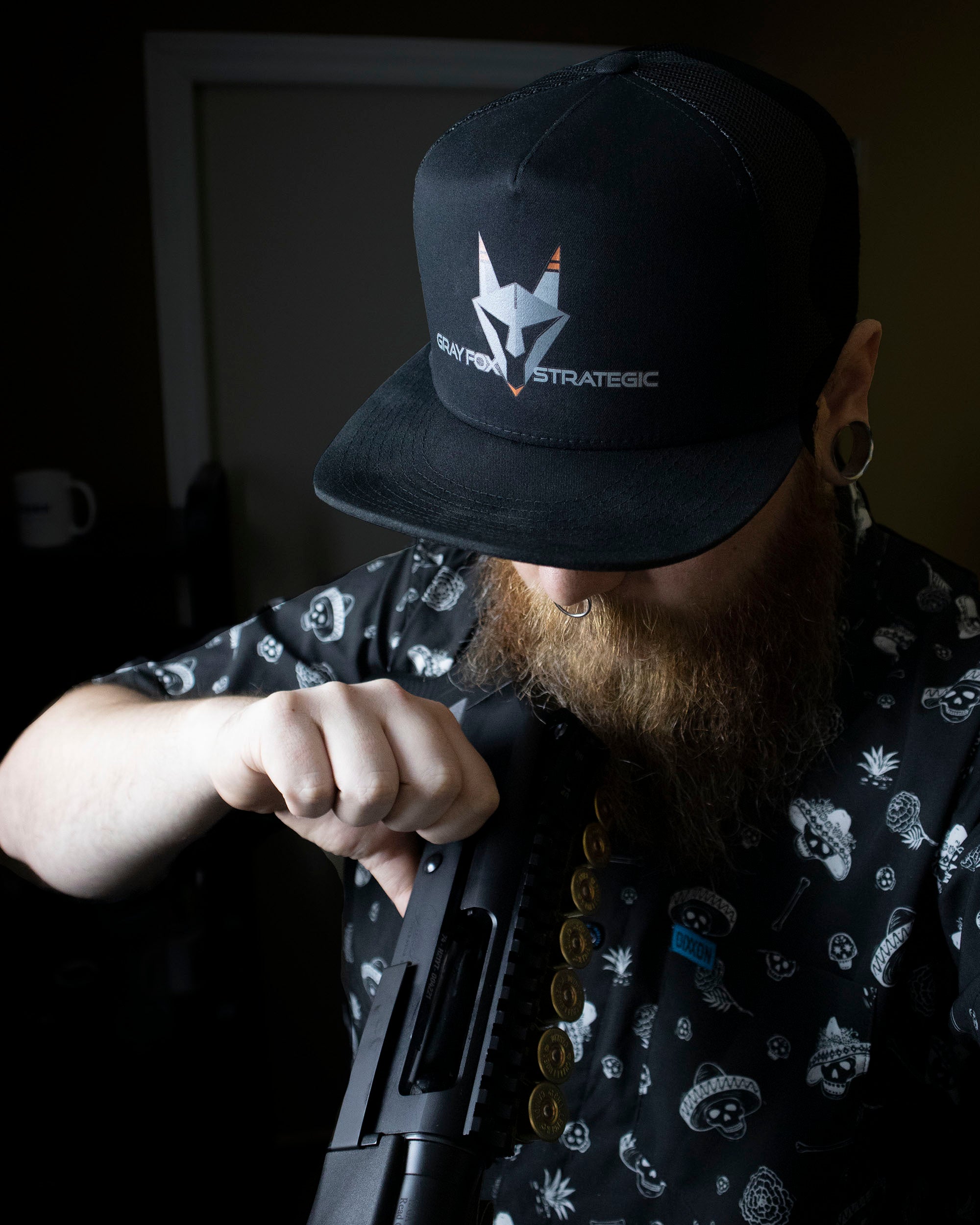 Flat Billed Trucker Hat